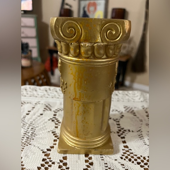 Vintage Las Vegas CEASARS PALACE Vase - Toothbrush Holder Candle Holder Planter - Picture 3 of 11